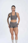 Short Fitness Basic Cinza