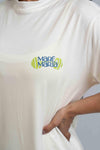 Blusão Fitness Oversized 'Poderosas' Off White