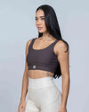 Top Match Fitness Marrom Urban - Maré Maria moda fitness