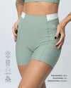 Short Fitness New Classic Duo Verde Sálvia Com Brisa