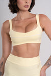 Top Fitness Liberty Amarelo Brisa Com Off White