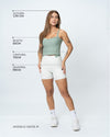 Short Fitness New Classic Duo Brisa com Verde Sálvia