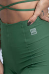 Calça Legging  fitness Classic Verde Militar com compressão e sem empina bumbum