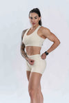 Short Fitness Basic Creme