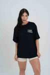 Blusão Fitness Oversized Coffee Preta