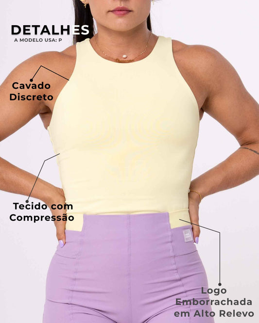 Blusa Fitness Casual Charlote Chá Verde compressão