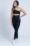 Calça Legging Classic Preta Feminina | Com Compressão, Zero Transparência e Cós Alto