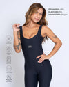 Macacão fitness Classico Preto compressão