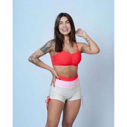 Top Fitness Red Fresh - Maré Maria moda fitness
