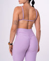 Calça Fitness Slim Lavanda