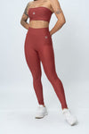 Calça Legging Fitness Compressão New Essence Vermelho Carmim