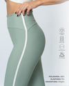 Calça Legging Fitness Linea Verde Sálvia Com Brisa