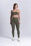 Calça Legging Fitness Compressão Classic Verde Musgo