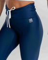 Calça Slim duo Azul Intenso com Branco Neve (Leve defeito)