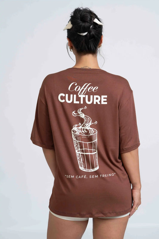 Blusão Oversized Coffee - Maré Maria moda fitness