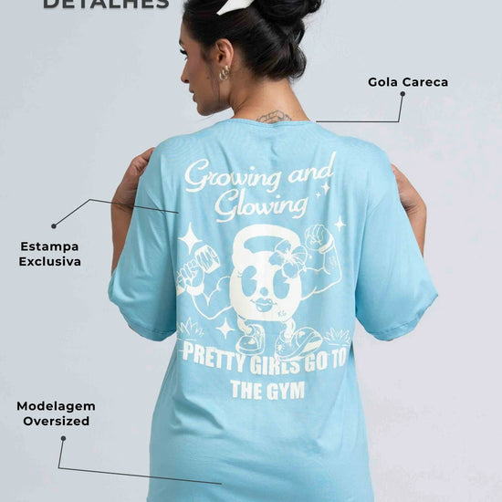 Blusão Oversized Growing And Glowing - Maré Maria moda fitness