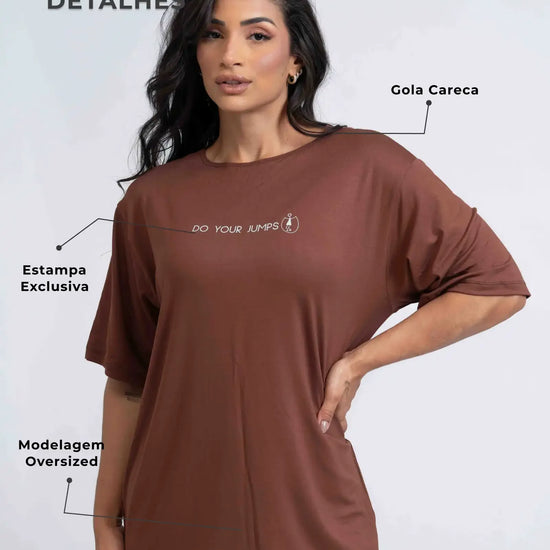 Blusão Oversized Do Your Jumps - Maré Maria moda fitness
