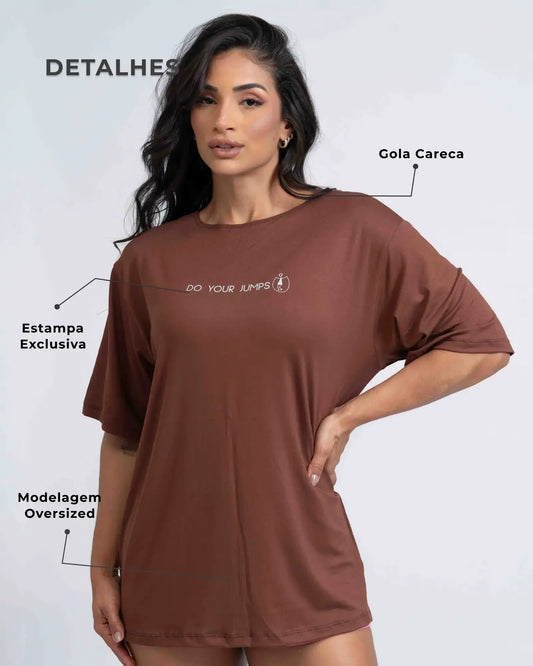 Blusão Oversized Do Your Jumps - Maré Maria moda fitness