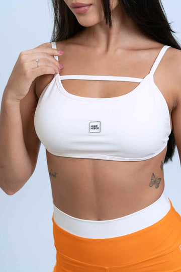 Top Fitness Front Off White