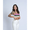 Calça Legging fitness Slim Off White empina bumbum