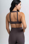 Top Fitness Compressão Madu Marrom Carbono