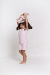 Macaquinho Infantil Balance Rosa Blush