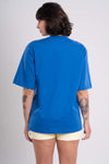 T-Shirt Oversized Beach Azul Safira