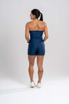 Macaquinho Fitness Allure Tomara que Caia Azul Intenso