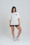 Blusão Fitness Oversized 'Coffee Culture' Off White