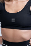 Top Fitness Basic Preto com compressão