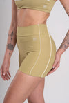 Short Fitness Active Verde Pistache Com Off White