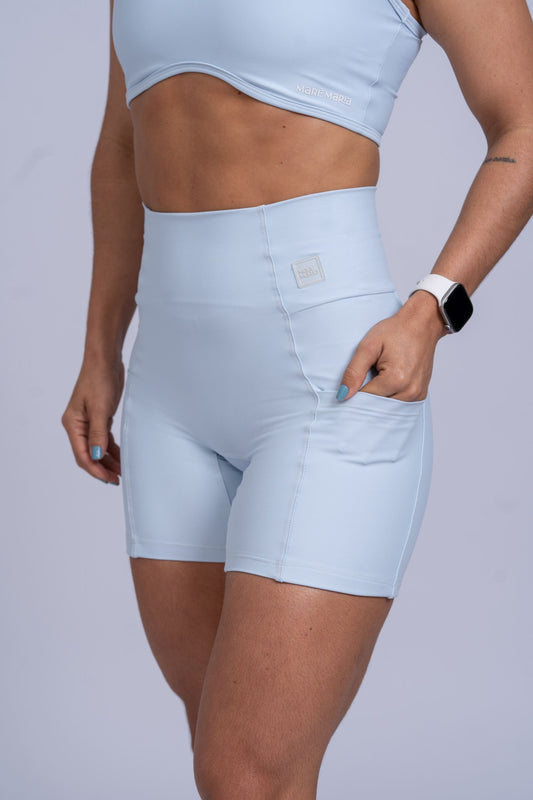 Short Fitness Compressão New Classic Azul Ice