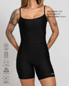 Macaquinho Fitness Compressão Balance Super Black