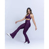 Calça Flare Legging Trend compressão Blueberry s/empina