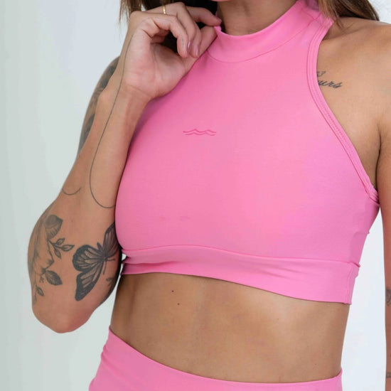 Top Fitness Aline Rosa Malibu - Maré Maria moda fitness