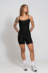 Macaquinho Fitness Compressão Balance Super Black