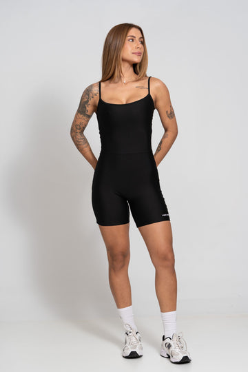 Macaquinho Fitness Compressão Balance Super Black