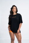 Blusão Fitness Oversized 'Olívia Maromba' Preto