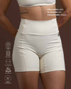 Short Fitness Compressão New Bike Creme