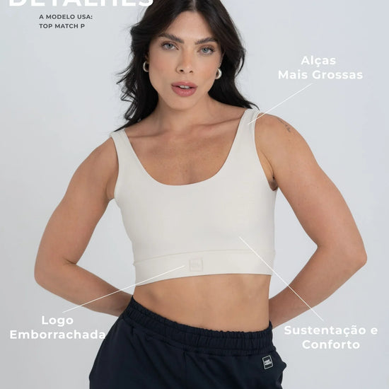 Top Match Fitness Luna - Maré Maria moda fitness