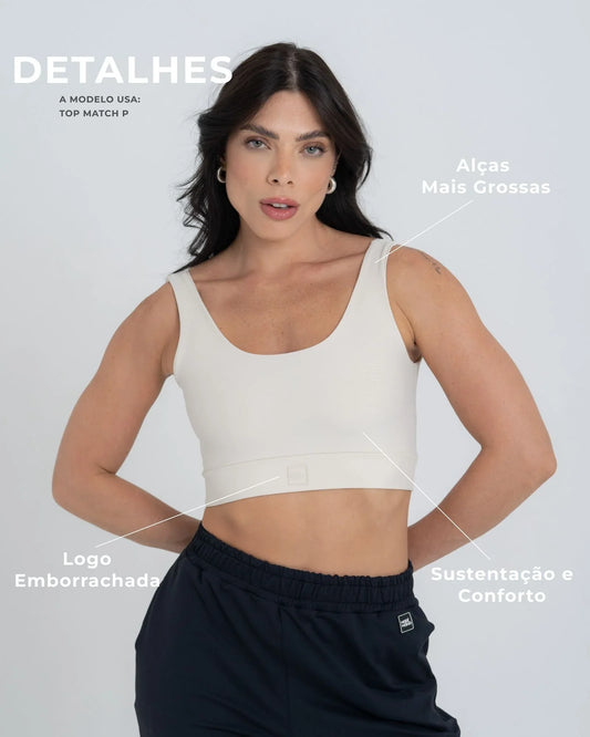 Top Match Fitness Luna - Maré Maria moda fitness