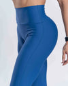 Calça Legging Fitness Compressão Confort Azul Safira