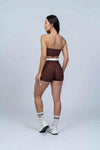 Top Fitness Tomara Que Caia Allure Chocolate Dark