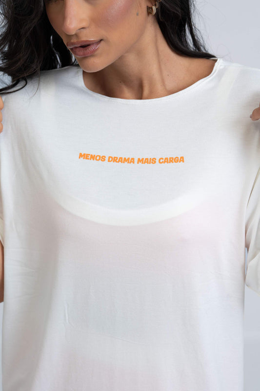 Blusão Fitness Oversized 'Olívia Maromba' Off White