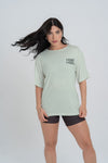 Blusão Fitness Oversized 'Coffee Culture' Verde Candy