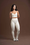 Top Fitness Compressão Confort Creme
