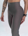 Calça Legging Fitness Compressão Confort Cinza