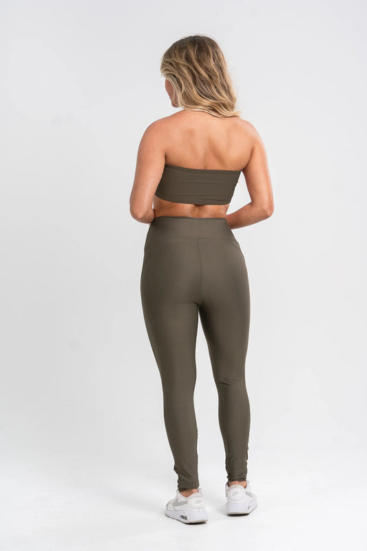Top Fitness Tomara Que Caia Allure Verde Musgo