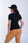 T-Shirt fitness Focus Julia  Preta