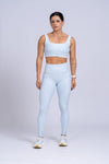 Calça Legging Fitness Compressão New Classic Azul Ice